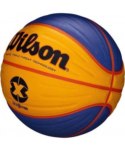 Wilson FIBA 3x3 Rubber Basketball, 6 – 3