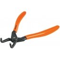 Pliers for compressing inner rings, curved, 170mm Truper®