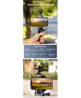 Cellphone Mount Sunnylife for Osmo Pocket 3