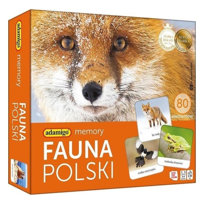 Adamig's memory game - Polish fauna