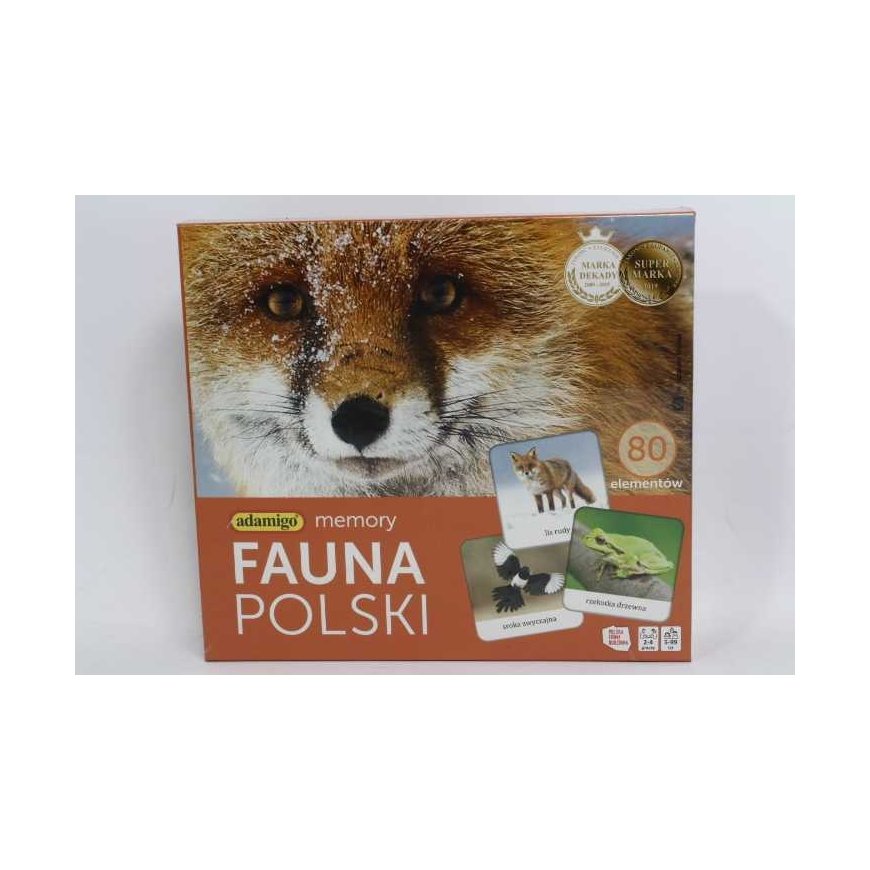 Adamigo atminties žaidimas – Lenkijos fauna – 3