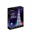 CubicFun Burj Khalifa LED 3D pusle 136 tk Ehitised CubicFun Burj Khalifa LED 3D pusle 136 tk Ehitised