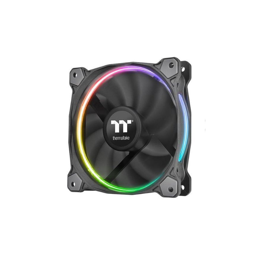 Thermaltake Riing 12 RGB Tietokonekotelo Tuuletin 12 cm Musta