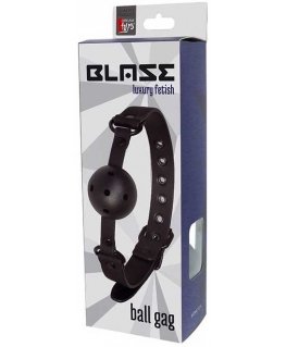 Dream Toys Blaze Ball Gag Black Breathable Mouth Gag