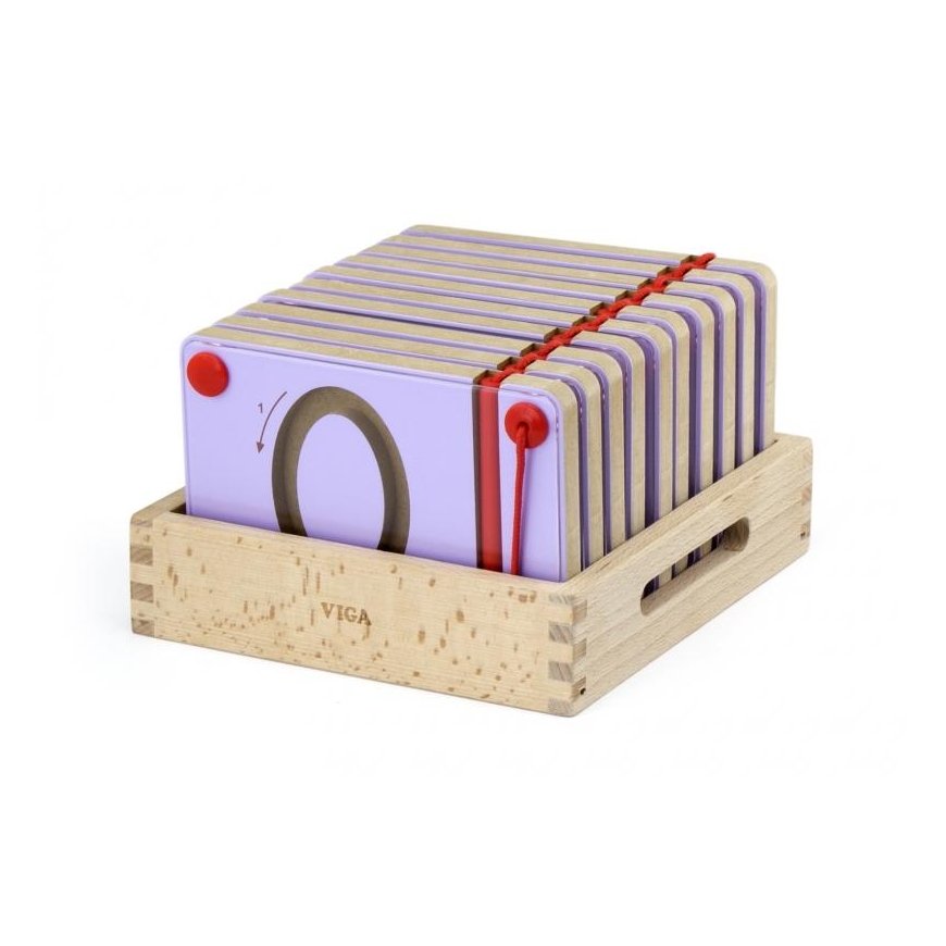Magnetic signs Learning to write numbers Viga – 3