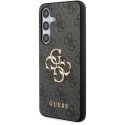 Original GUESS Front Panel Case GUHCS24S4GMGGR for Samsung S24 (Leather 4G Metal Logo/Black) Original GUESS Front Panel Case GUHCS24S4GMGGR for Samsung S24 (Leather 4G Metal Logo/Black)