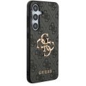 Original GUESS Front Panel Case GUHCS24S4GMGGR for Samsung S24 (Leather 4G Metal Logo/Black) Original GUESS Front Panel Case GUHCS24S4GMGGR for Samsung S24 (Leather 4G Metal Logo/Black)