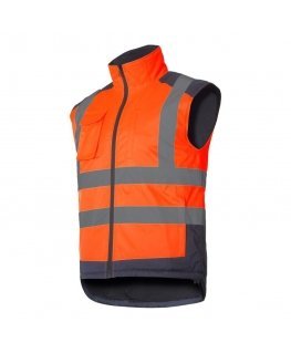 Lahti Pro Reversible warning vest, orange, "2xl", ce, lahti