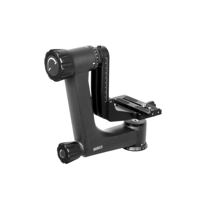 Sirui PH-30 trijkāja galviņa Melns Alumīnijs, Ogleklis Universal Gimbal – 3