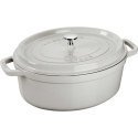 Pot żeliwny ovalny Staub - 3.2 ltr, White truffle Pot żeliwny ovalny Staub - 3.2 ltr, White truffle