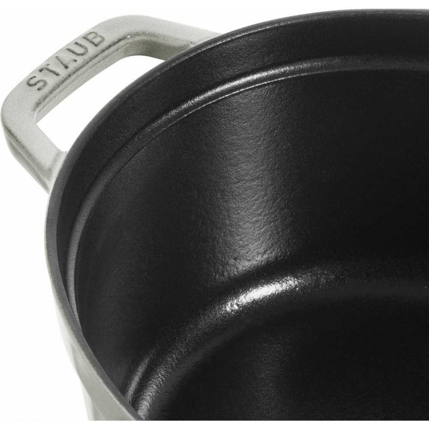 Pot żeliwny ovalny Staub - 3.2 ltr, White truffle – 2