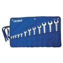 Combination wrench set in material case, 12 pcs. 10-32mm Irimo