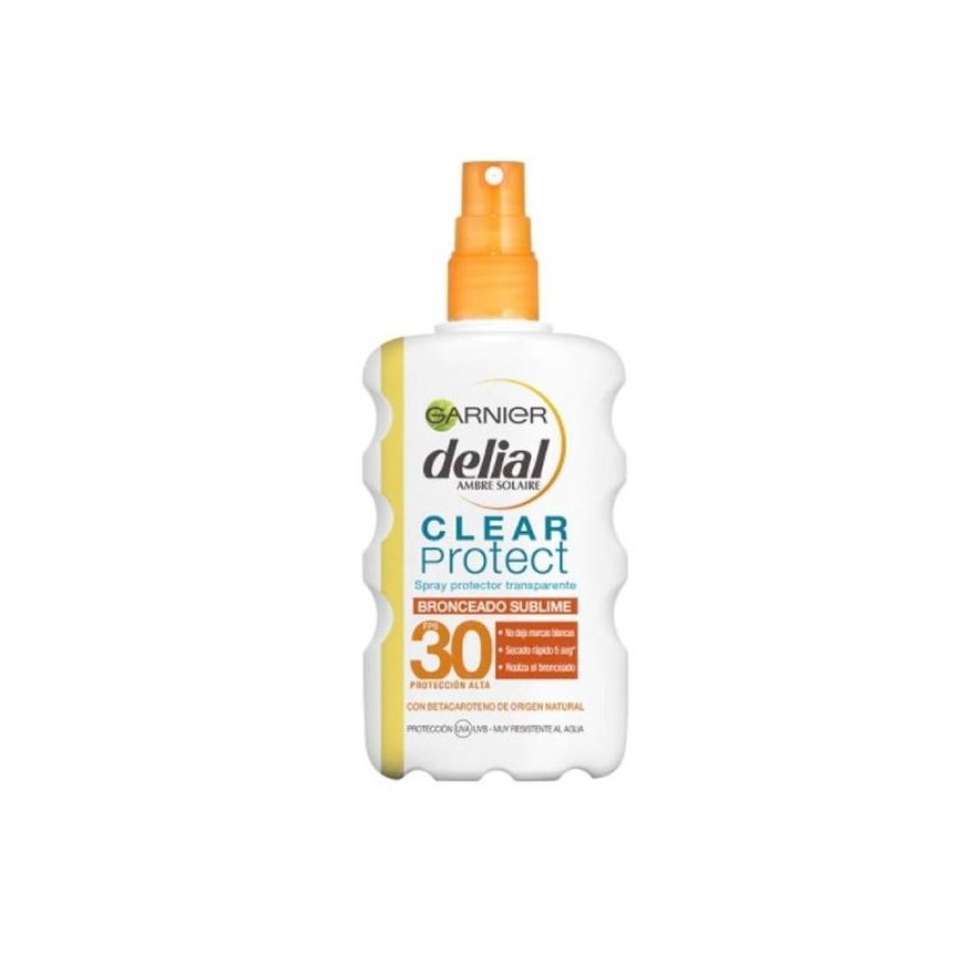 Delial Clear Protect Transparent Protective Purškiklis Spf30 200ml