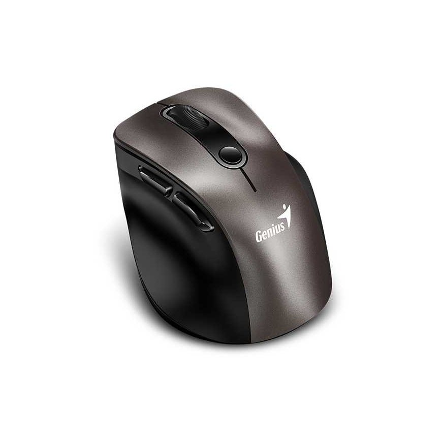 Wireless mouse, Genius Ergo 9000S, titanium, optical, 2400DPI – 2