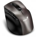 Wireless mouse, Genius Ergo 9000S, titanium, optical, 2400DPI Wireless mouse, Genius Ergo 9000S, titanium, optical, 2400DPI