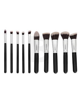 MIMO Makeup Set Kabuki Black 10 Pcs