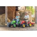 FALK Country Farmer Traktorek na Pedały su Przyczepką Žalias 2-5 lat FALK Country Farmer Traktorek na Pedały su Przyczepką Žalias 2-5 lat