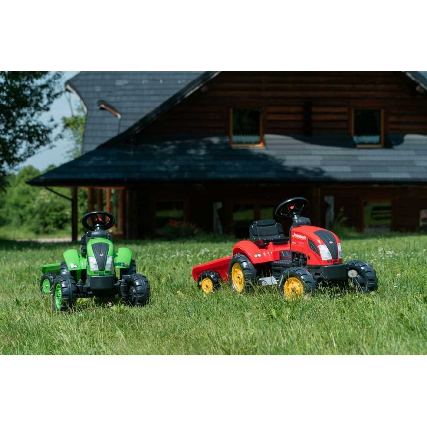 FALK Country Farmer Traktorek na Pedały with Przyczepka Green 2-5 lat – 3