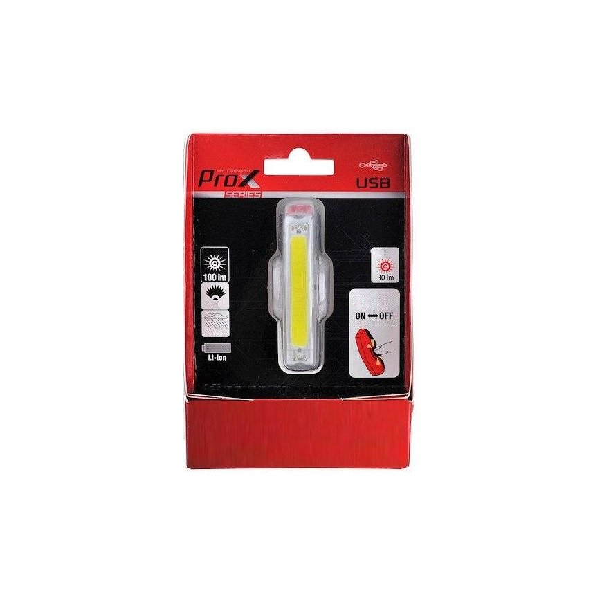Priekinė lempa ProX LINE F COB 100Lm USB – 2
