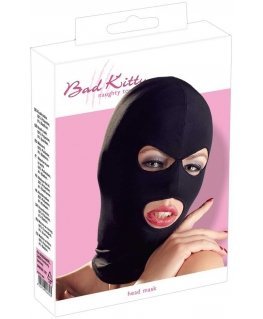 Bad Kitty - Black Mask Z Otworem Na Oczy I Usta
