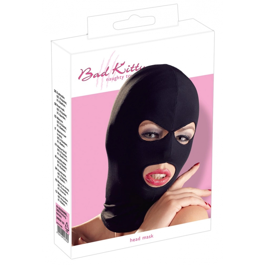 Bad Kitty - Black Mask Z Otworem Na Oczy I Usta – 2