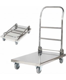 Royal Catering Folding steel platform trolley HoReCa platform 70x52cm