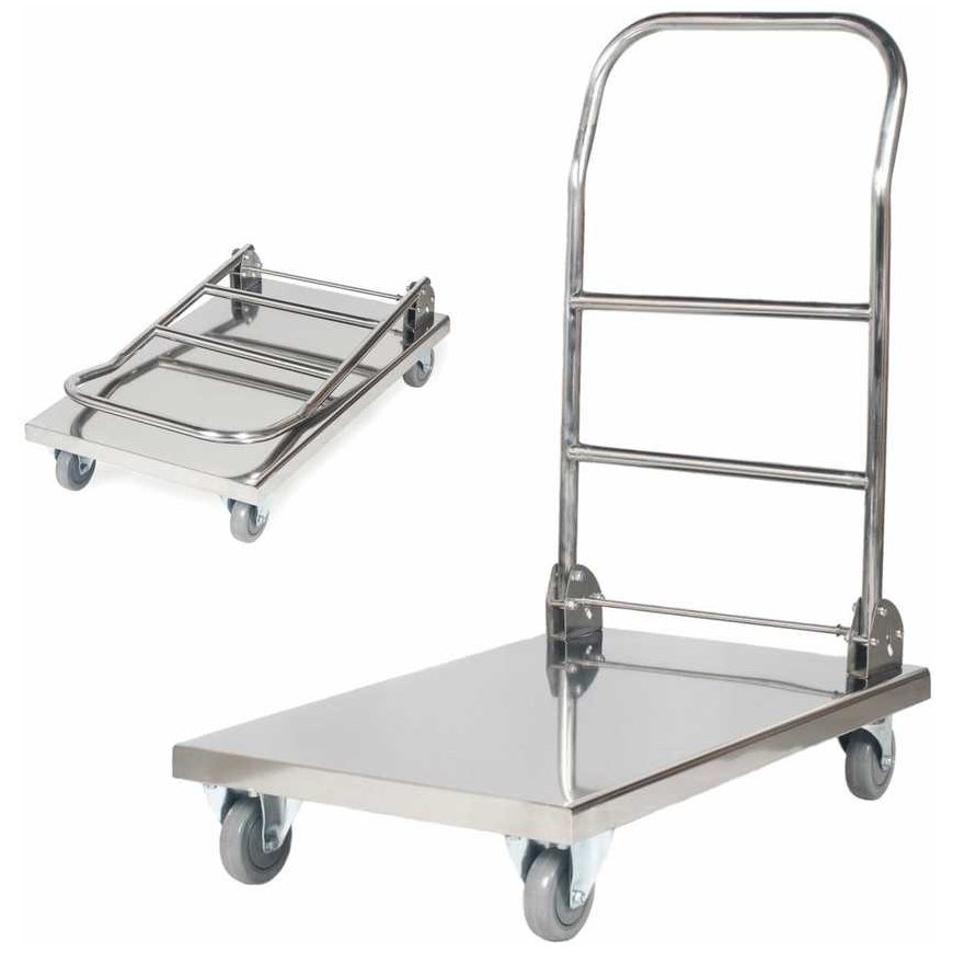 Royal Catering Folding steel platform trolley HoReCa platform 70x52cm