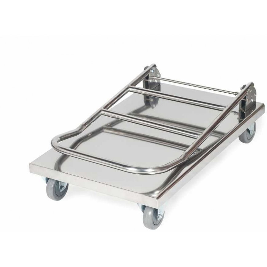 Royal Catering Folding steel platform trolley HoReCa platform 70x52cm – 2