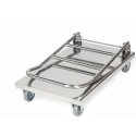 Royal Catering Folding steel platform trolley HoReCa platform 70x52cm Royal Catering Folding steel platform trolley HoReCa platform 70x52cm