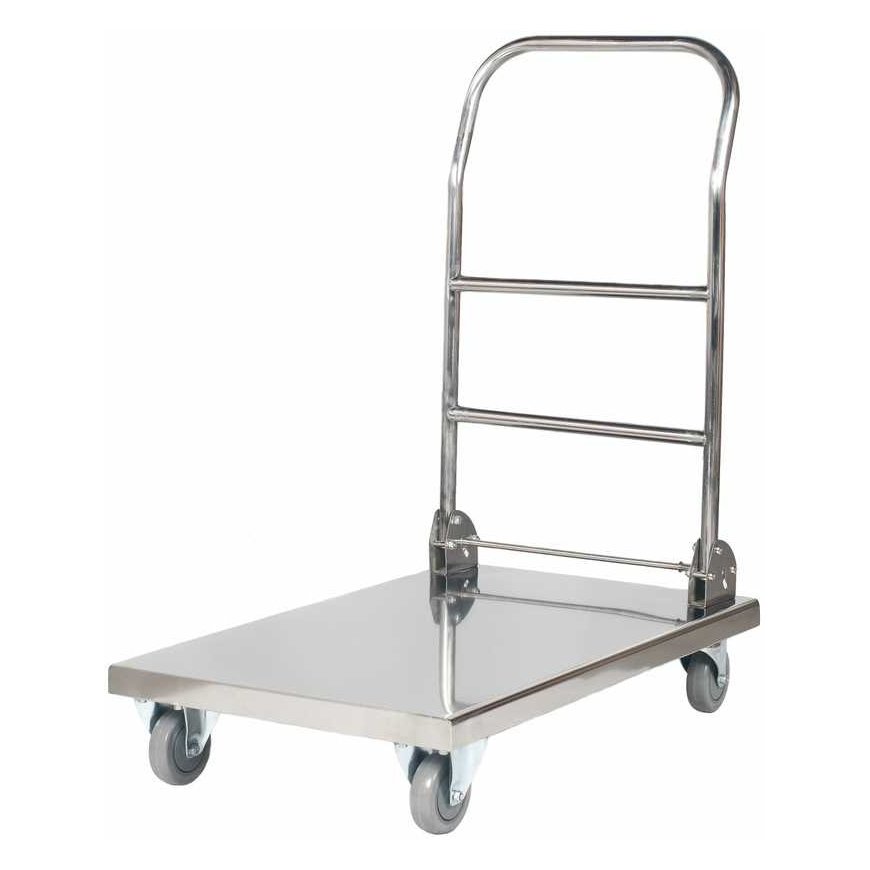 Royal Catering Folding steel platform trolley HoReCa platform 70x52cm – 3