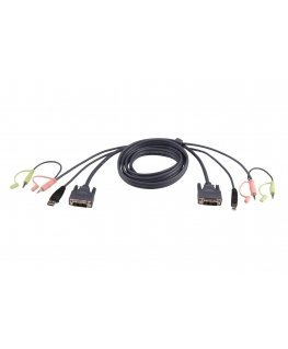 ATEN 2L-7D05U KVM-kaapeli Musta 5 m