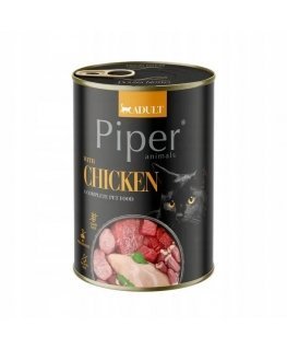 PIPER Dzīvnieki ar vistu - mitrā kaķu barība - 400g