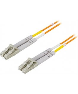 Deltaco LCLC-20M InfiniBand un optiskās šķiedras kabelis 2x LC Oranžs