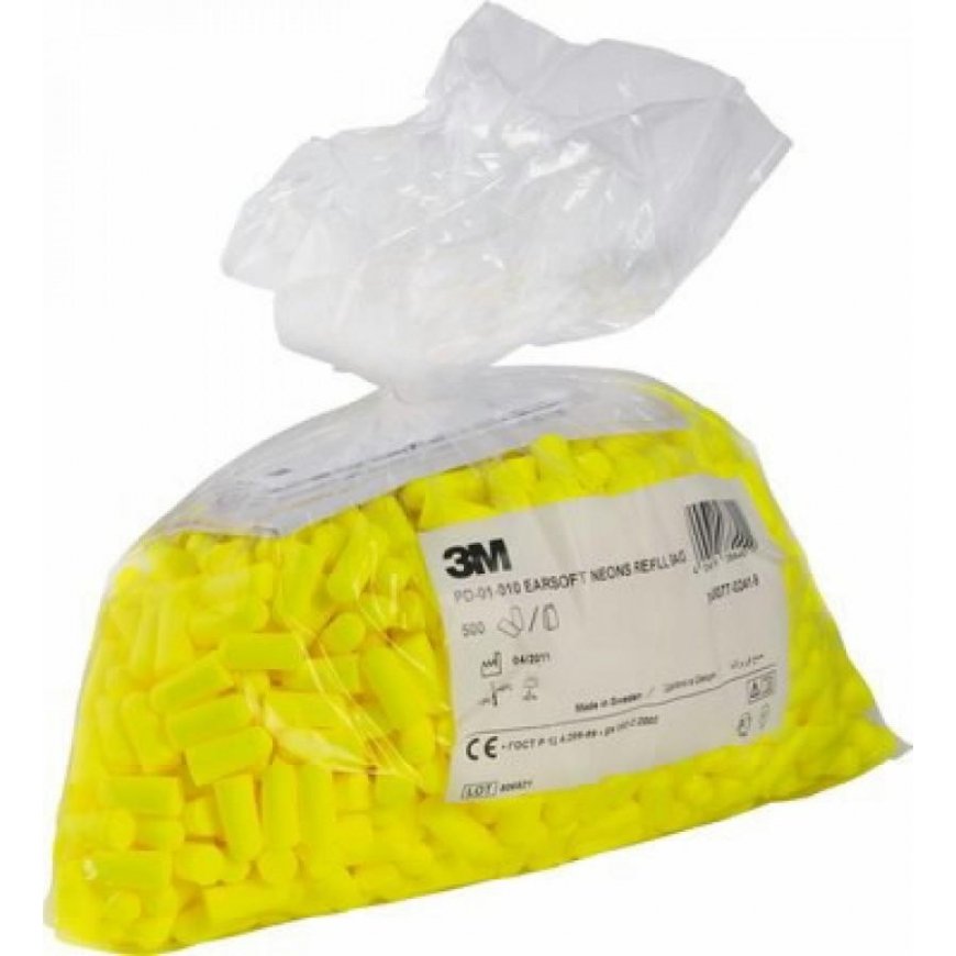 ear plugs for 36db dispenser 500 pairs EAR Soft yellow, 3M – 2
