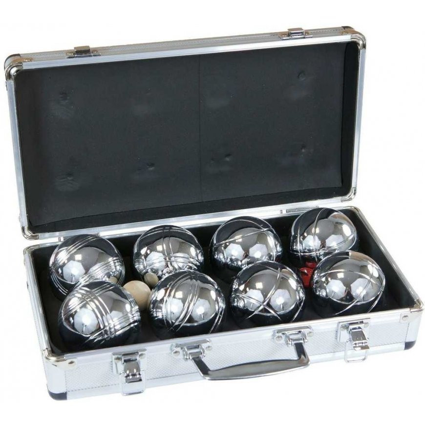 KULE DO GRY 8SZT- BOULE PETANQUE WALIZKA aluminum ENERO