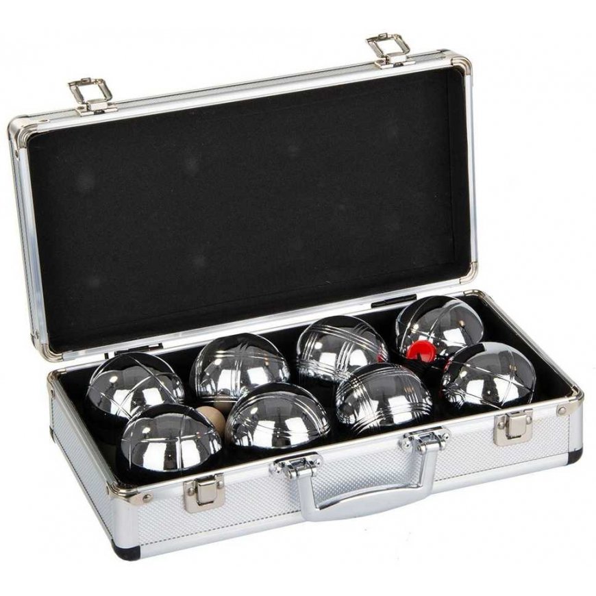 KULE DO GRY 8SZT- BOULE PETANQUE WALIZKA aliumininės ENERO – 2