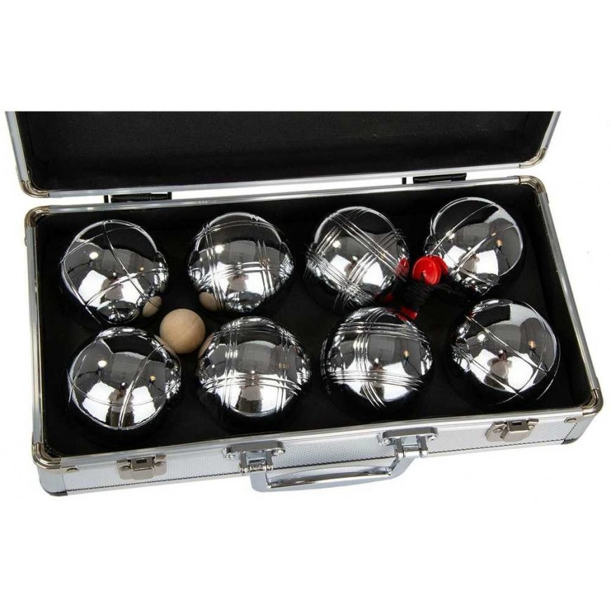 KULE DO GRY 8SZT- BOULE PETANQUE WALIZKA aliumininės ENERO – 3