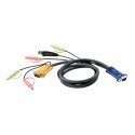 ATEN 2L-5303U KVM-kaapeli Musta 3 m
