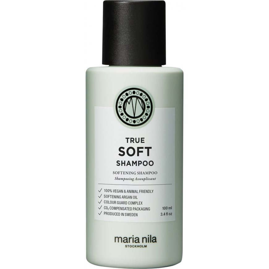 Maria Nila, True Soft, Cruelty Free, Hair Shampoo, For Hydration, 100 ml – 2
