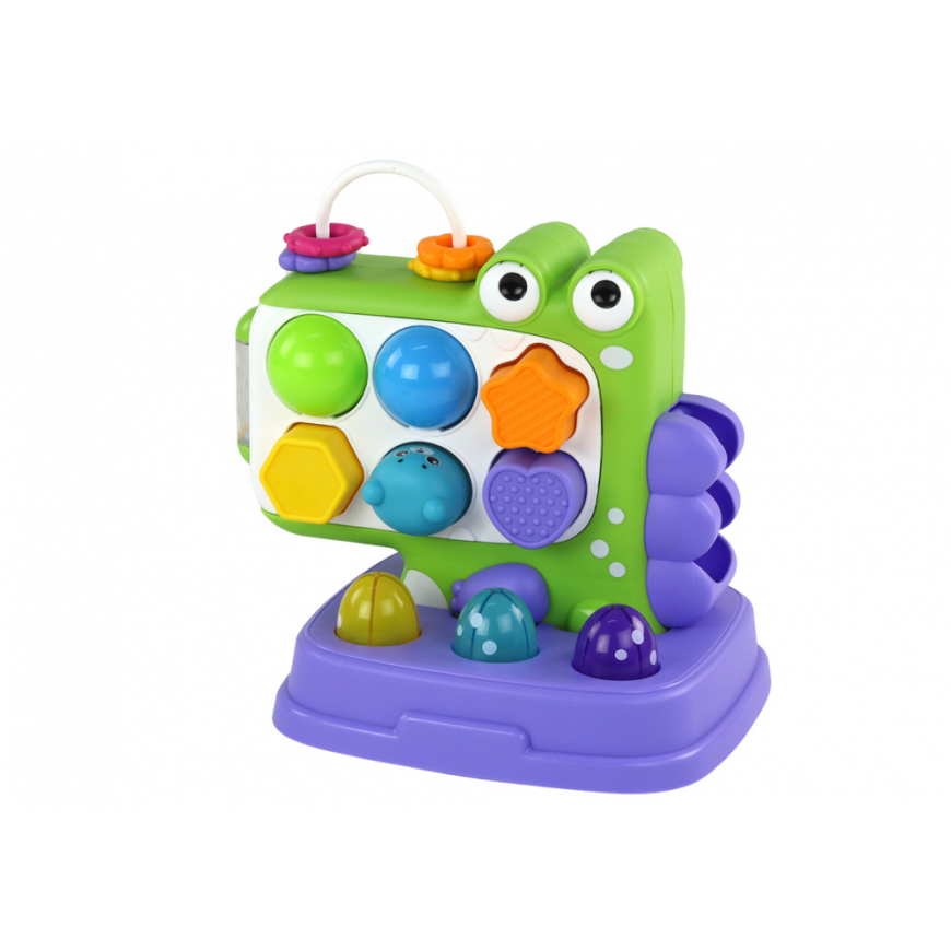Lean Toys Whack-A-Mole Educational Dinosaur Sorting Game for Kids, Purple – 2