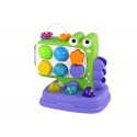 Lean Toys Whack-A-Mole Educational Dinosaur Sorting Game for Kids, Purple Lean Toys Whack-A-Mole Educational Dinosaur Sorting Game for Kids, Purple
