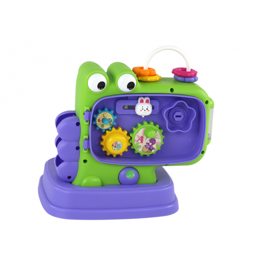 Lean Toys Whack-A-Mole Educational Dinosaur Sorting Game for Kids, Purple – 3
