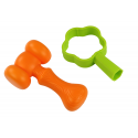 Lean Toys Mokomasis dinozaurų rūšiavimo žaidimas „Whack-A-Mole“ vaikams, purpurinis Lean Toys Mokomasis dinozaurų rūšiavimo žaidimas „Whack-A-Mole“ vaikams, purpurinis
