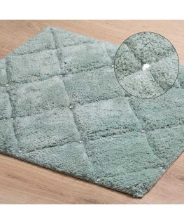 Eurofirany CHIC / 2 soft rug, decorated with a geometric pattern with crystals, 60X90 cm, color: mint