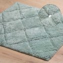 Eurofirany CHIC / 2 minkštas kilimėlis, dekoruotas geometriniu raštu su kristalais, 60X90 cm, spalva: mėtų Eurofirany CHIC / 2 minkštas kilimėlis, dekoruotas geometriniu raštu su kristalais, 60X90 cm, spalva: mėtų