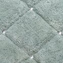 Eurofirany CHIC / 2 soft rug, decorated with a geometric pattern with crystals, 60X90 cm, color: mint Eurofirany CHIC / 2 soft rug, decorated with a geometric pattern with crystals, 60X90 cm, color: mint