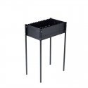 Dm_Grill Grilis DM Grilis, juoda, 27 cm
