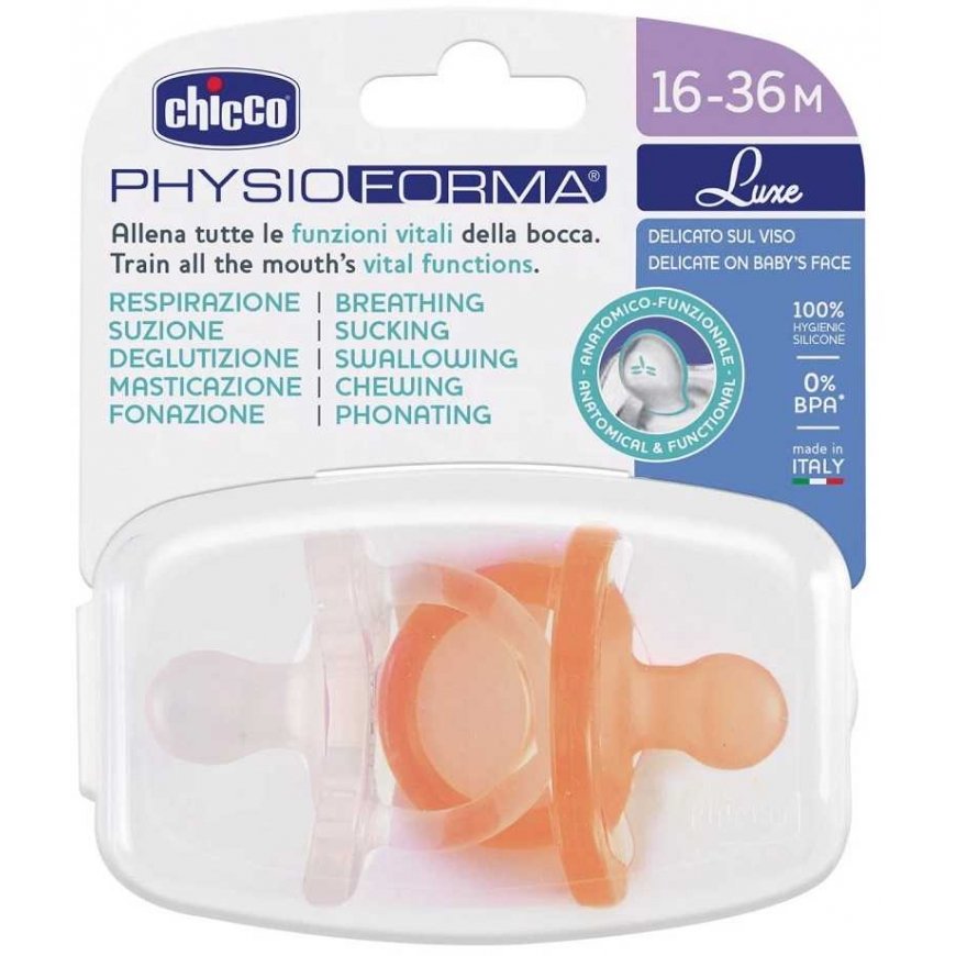 Chicco Silicone pacifiers Chicco PhysioForma Soft