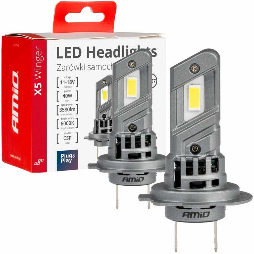 AMiO Żarówki samouke led seria x5