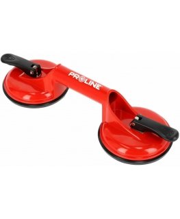 Laikiklis przyssawka do szyb, alu., 2x118mm, max.80kg, proline